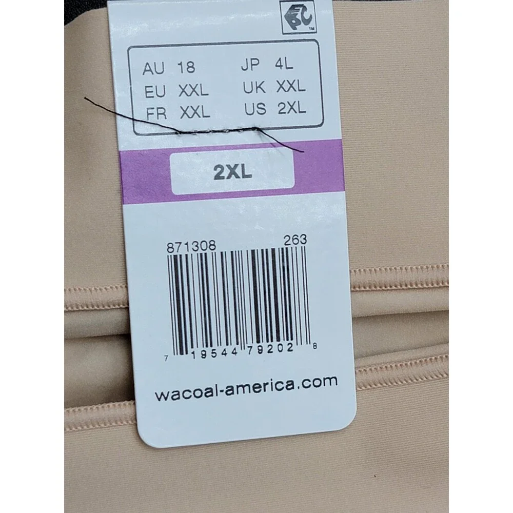 Wacoal At Ease High-Cut Brief Underwear Women's 9-2XL Sand Pull On